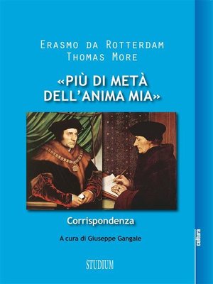 cover image of «Più di metà dell'anima mia»